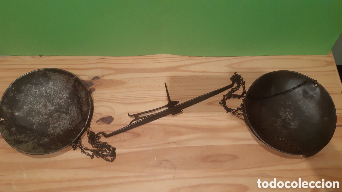 Antig&uuml;edades: Balanza romana de platos - Foto 5