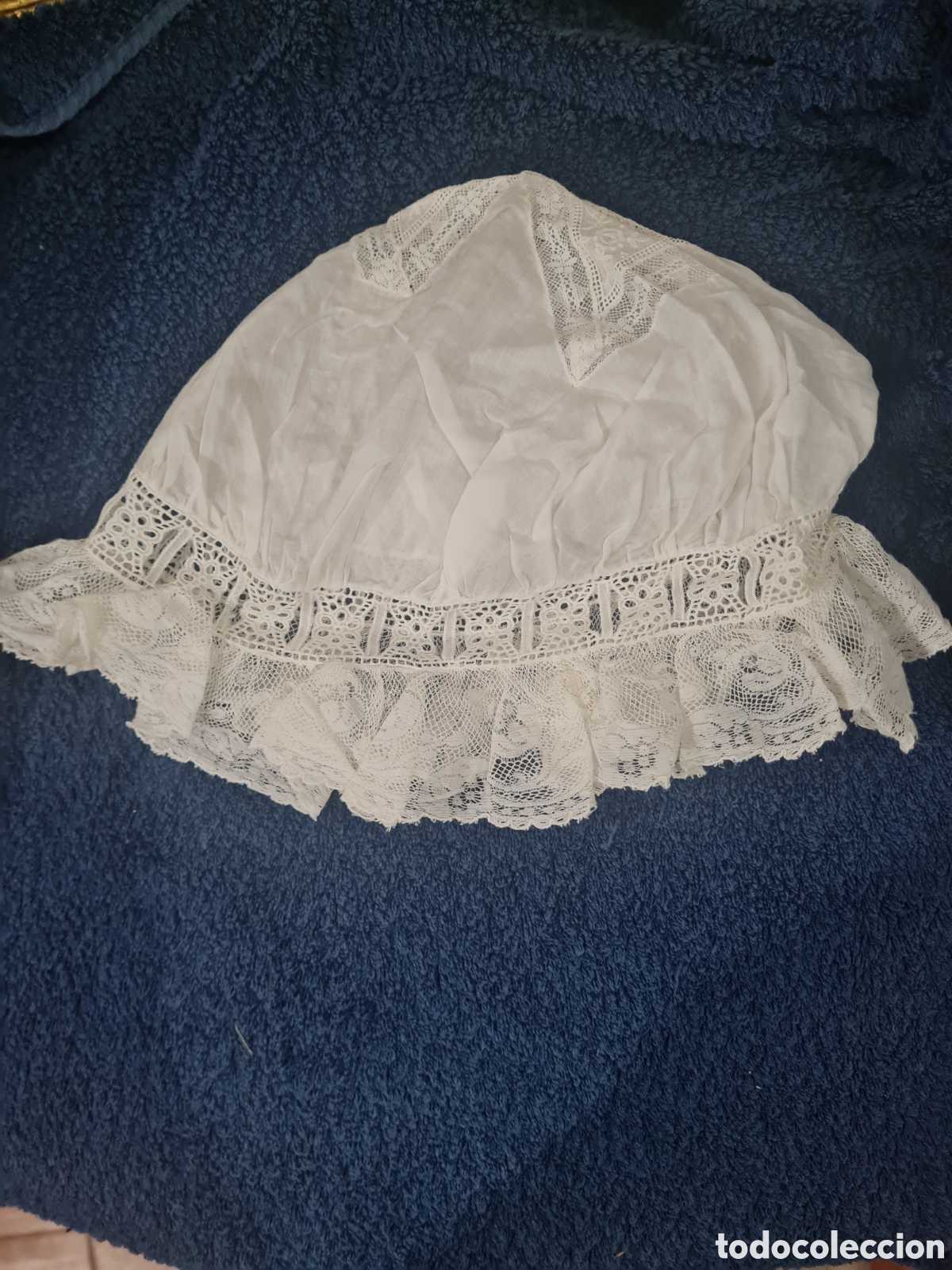 Antig&uuml;edades: Antiguo gorro de dormir - Foto 2
