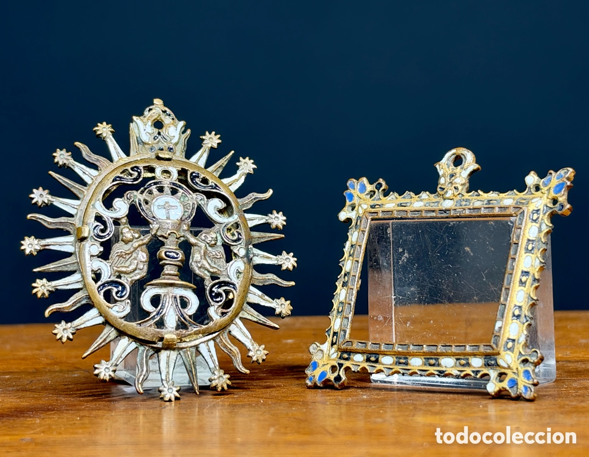 Antig&uuml;edades: Venera o Medall&oacute;n devocional, S.XVII - Foto 5