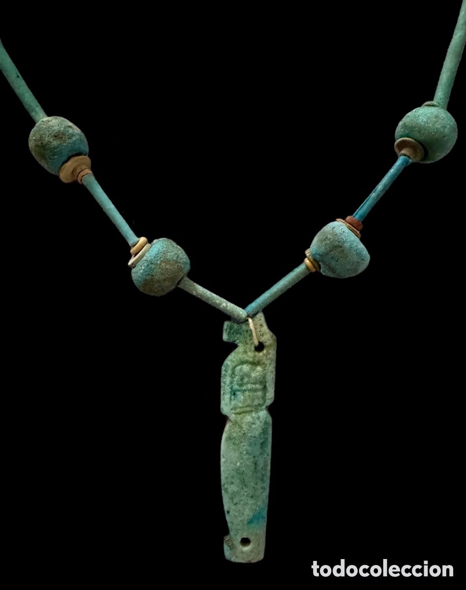 Antig&uuml;edades: Collar Usej de Hathor - Foto 9