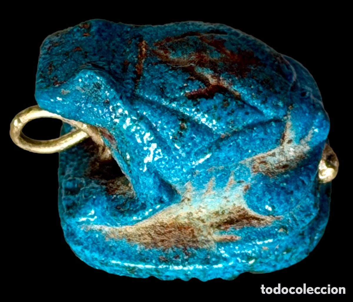Antig&uuml;edades: Amuleto de la rana- diosa Heket
