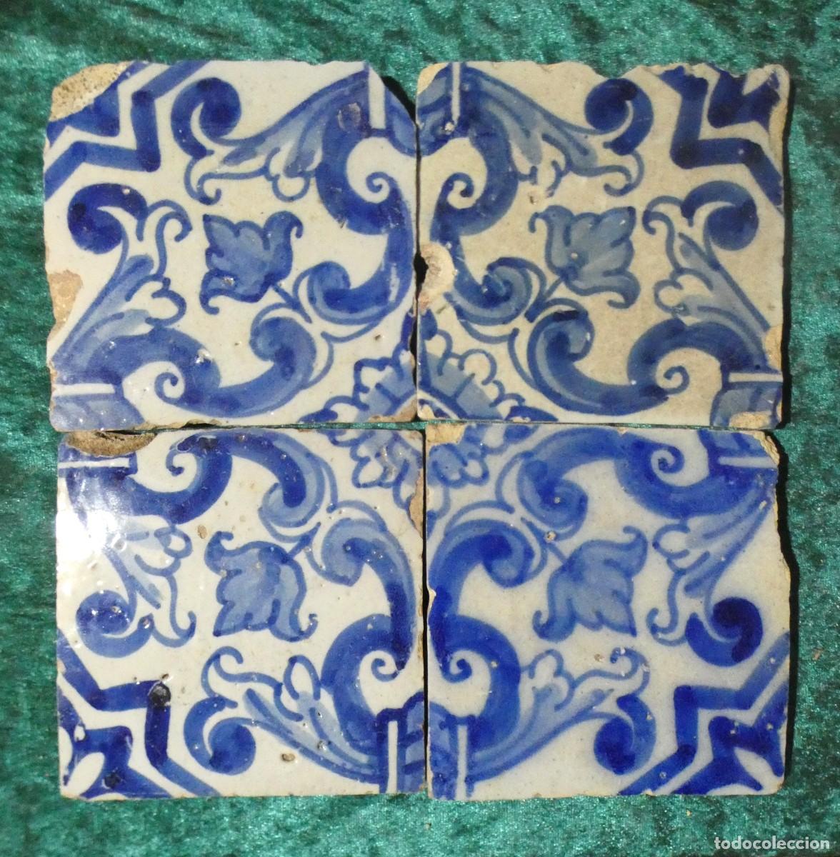 Antig&uuml;edades: Azulejo, Azulejos Portugal siglo 17/18