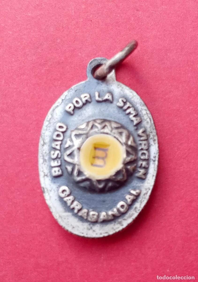 Antig&uuml;edades: MEDALLA ANTIGUA RELICARIO VIRGEN DE GARABANDAL. TOCADO POR LA SANT&Iacute;SIMA VIRGEN.