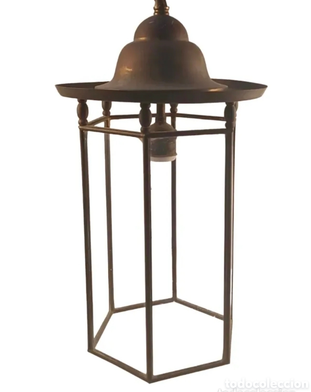 Antiguidades: LAMPARA/ FAROL DE TECHO ART NOUVEAU DE JOSEF HOFFMANN. S.XIX O PP. S.XX