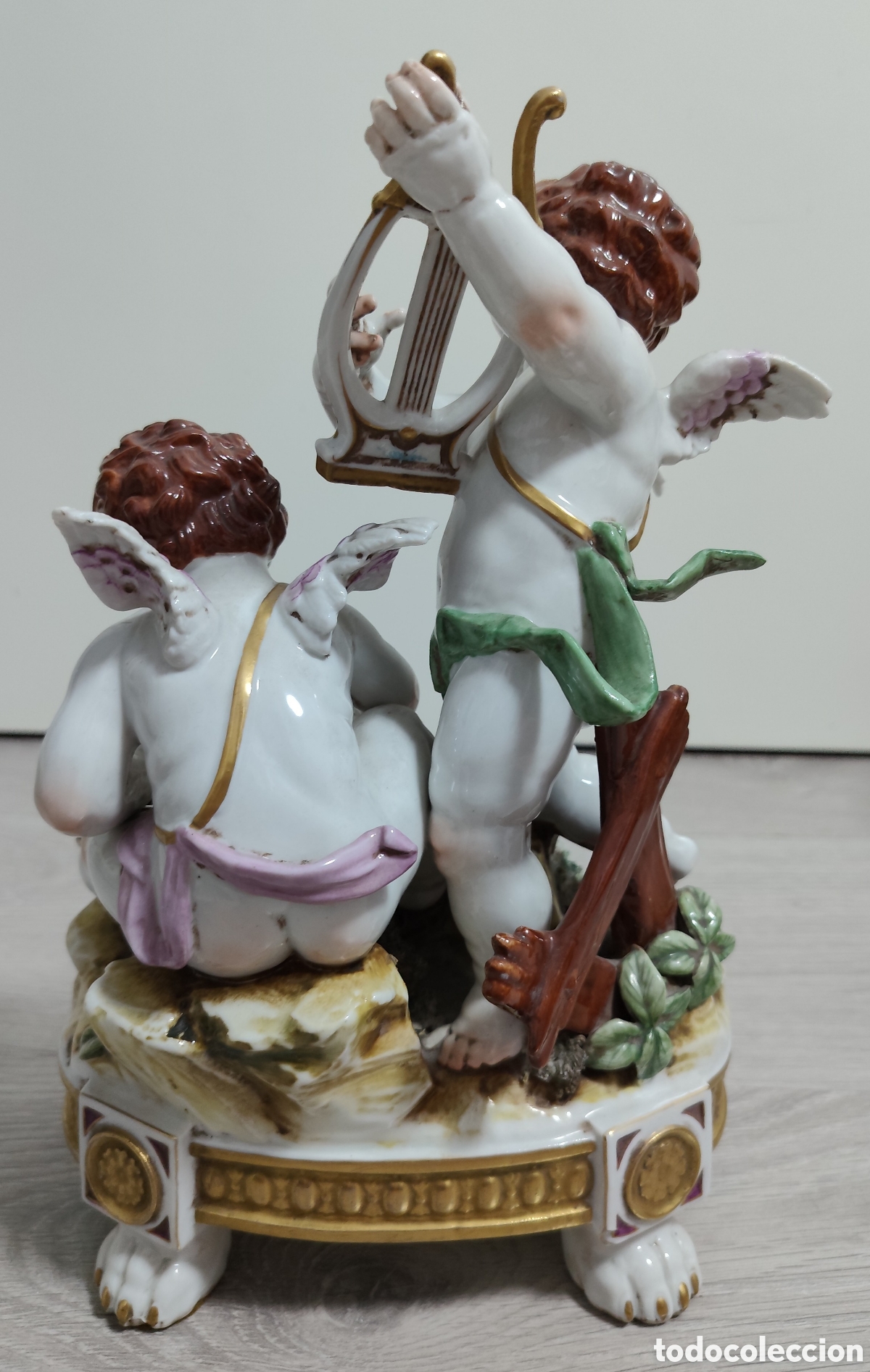 Antig&uuml;edades: Pareja de Querubines M&uacute;sicos (Algora) - Foto 3