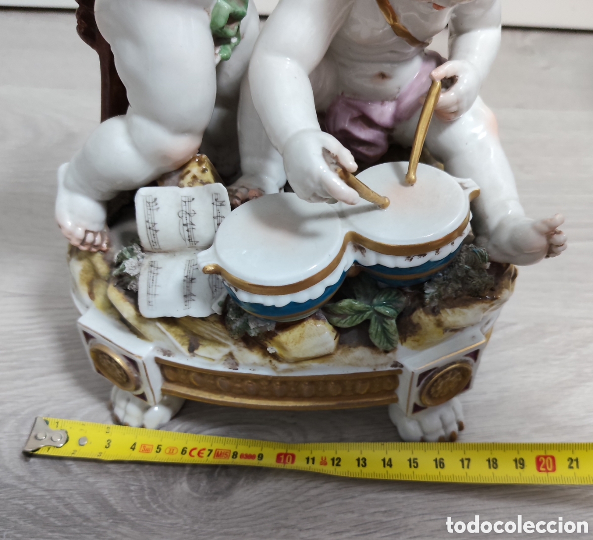 Antig&uuml;edades: Pareja de Querubines M&uacute;sicos (Algora) - Foto 7