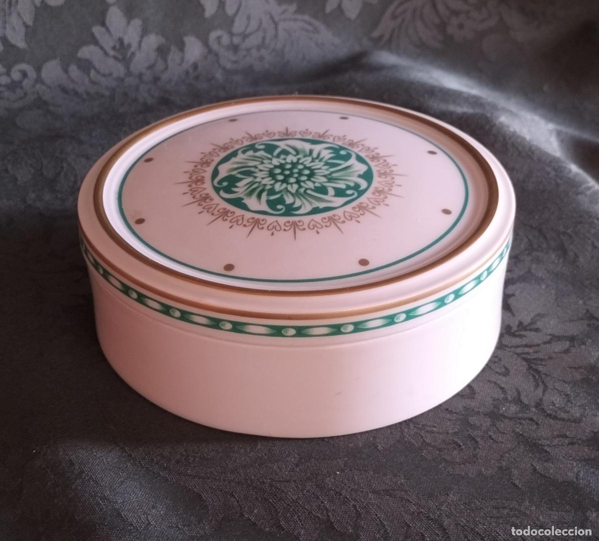 Antig&uuml;edades: CAJITA JOYERO DE PORCELANAS BIDASOA
