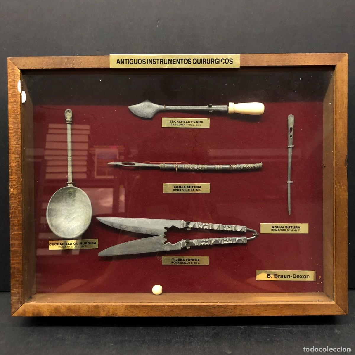 Antig&uuml;edades: ANTIGUA COLECCI&Oacute;N DE INSTRUMENTOS QUIRURGICOS - A & D DE C - B. BRAUN-DEXON / 1607