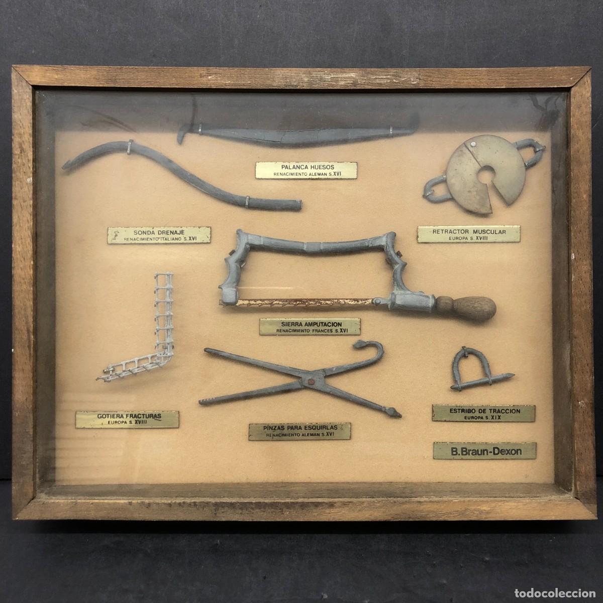Antig&uuml;edades: ANTIGUA COLECCI&Oacute;N DE INSTRUMENTOS QUIRURGICOS MINIATURA - SIGLO XVI A XIX - B. BRAUN-DEXON / 1608