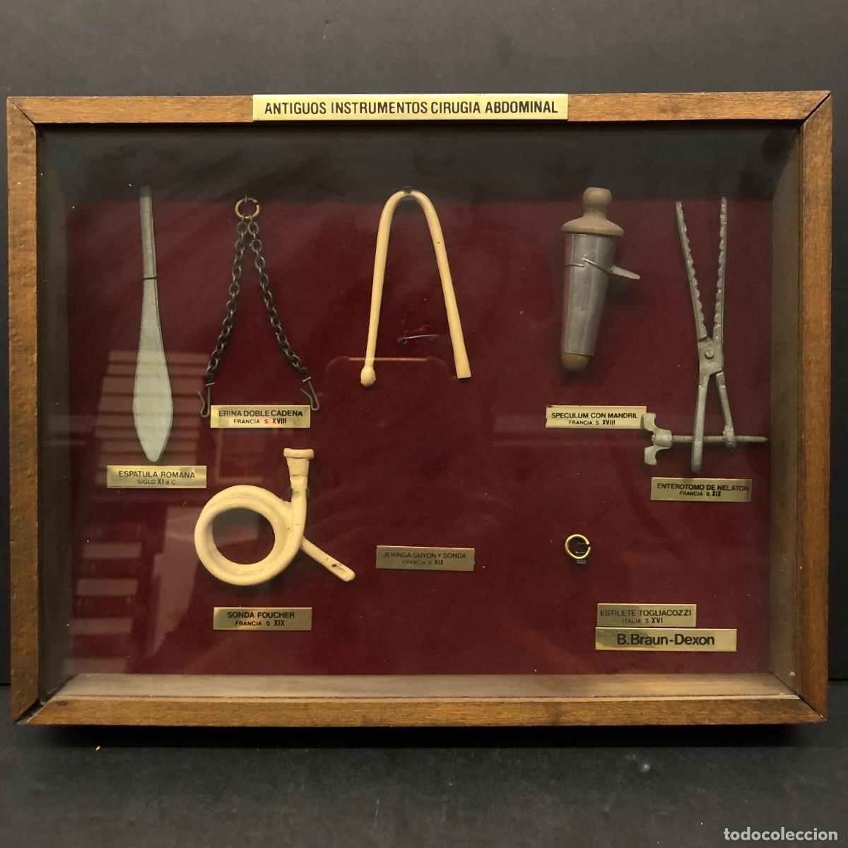 Antig&uuml;edades: ANTIGUA COLECCI&Oacute;N DE INSTRUMENTOS QUIRURGICOS ABDOMINALES - A & D DE C - B. BRAUN-DEXON / 1611
