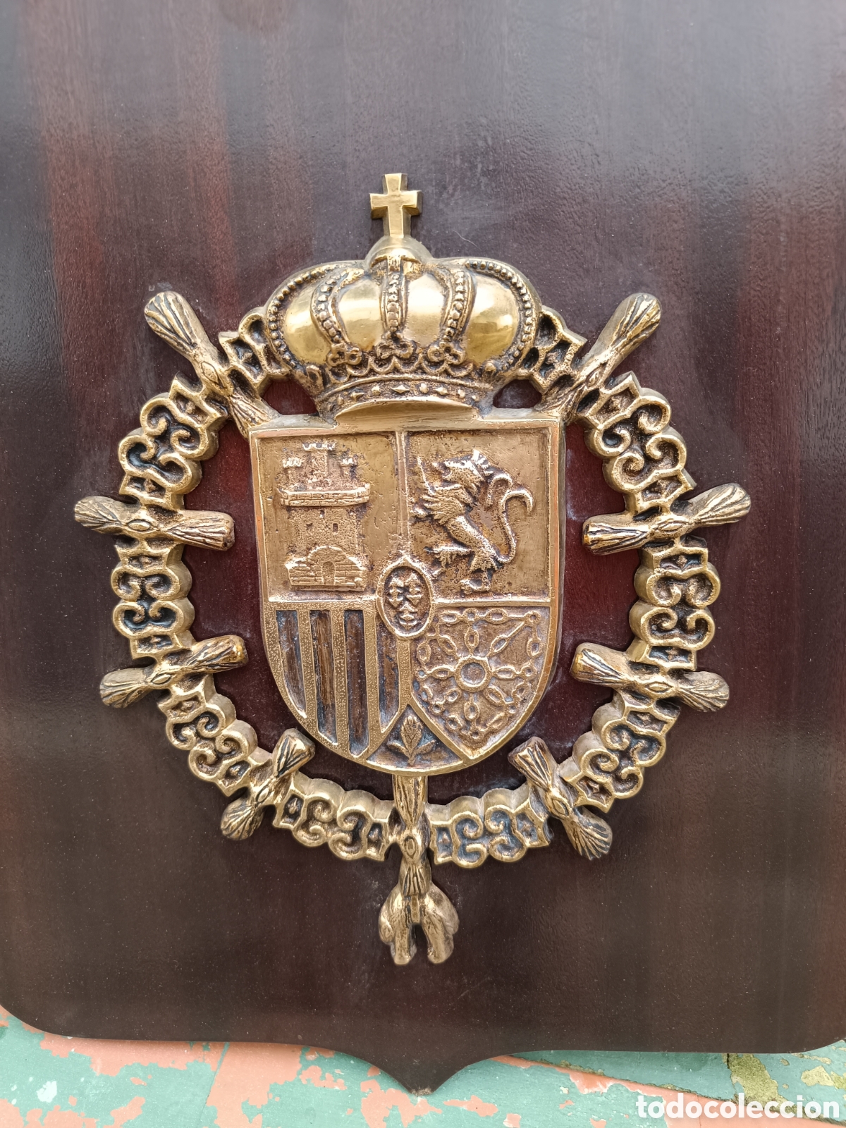 Antig&uuml;edades: Metopa militar de bronce - Foto 2