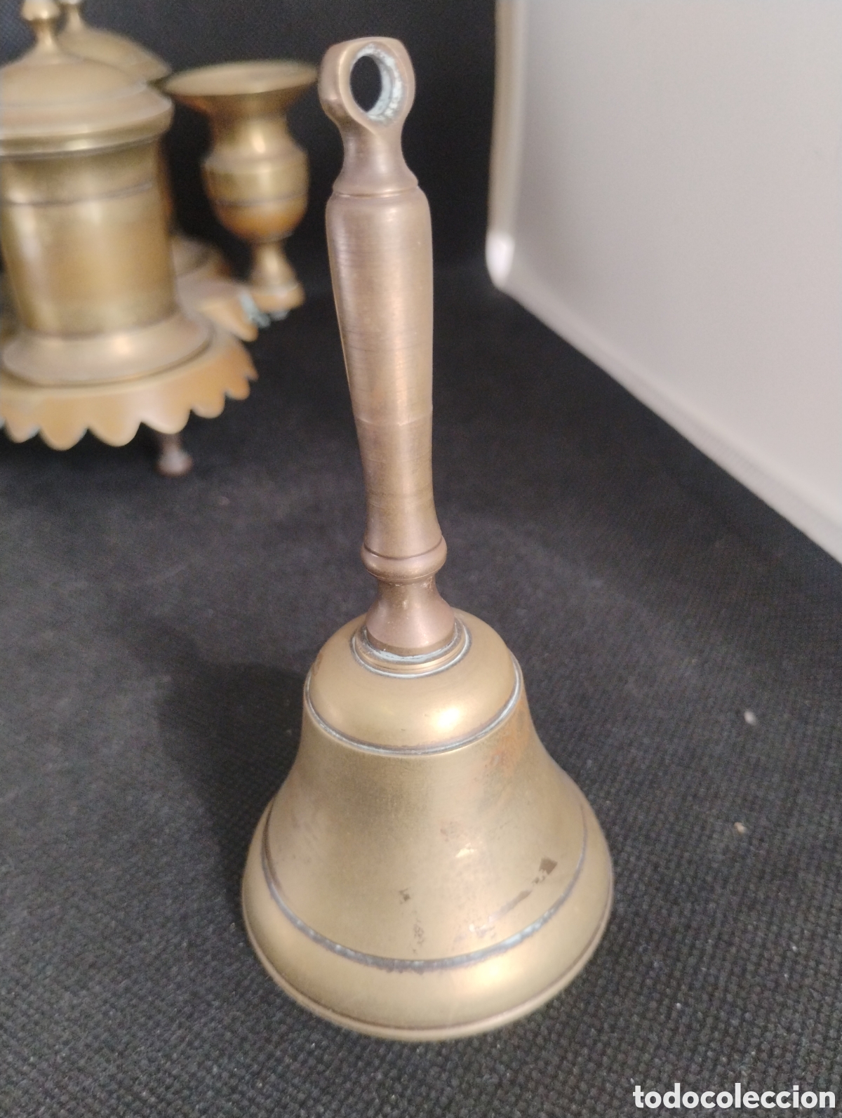 Antig&uuml;edades: Escribania en bronce siglo XIX - Foto 9