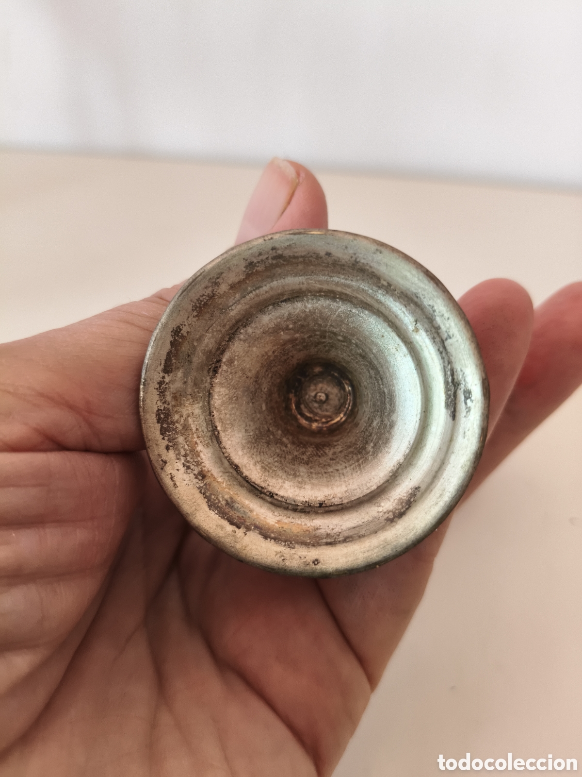 Antig&uuml;edades: Perfumero marroqu&iacute; cristal &aacute;mbar - Foto 5