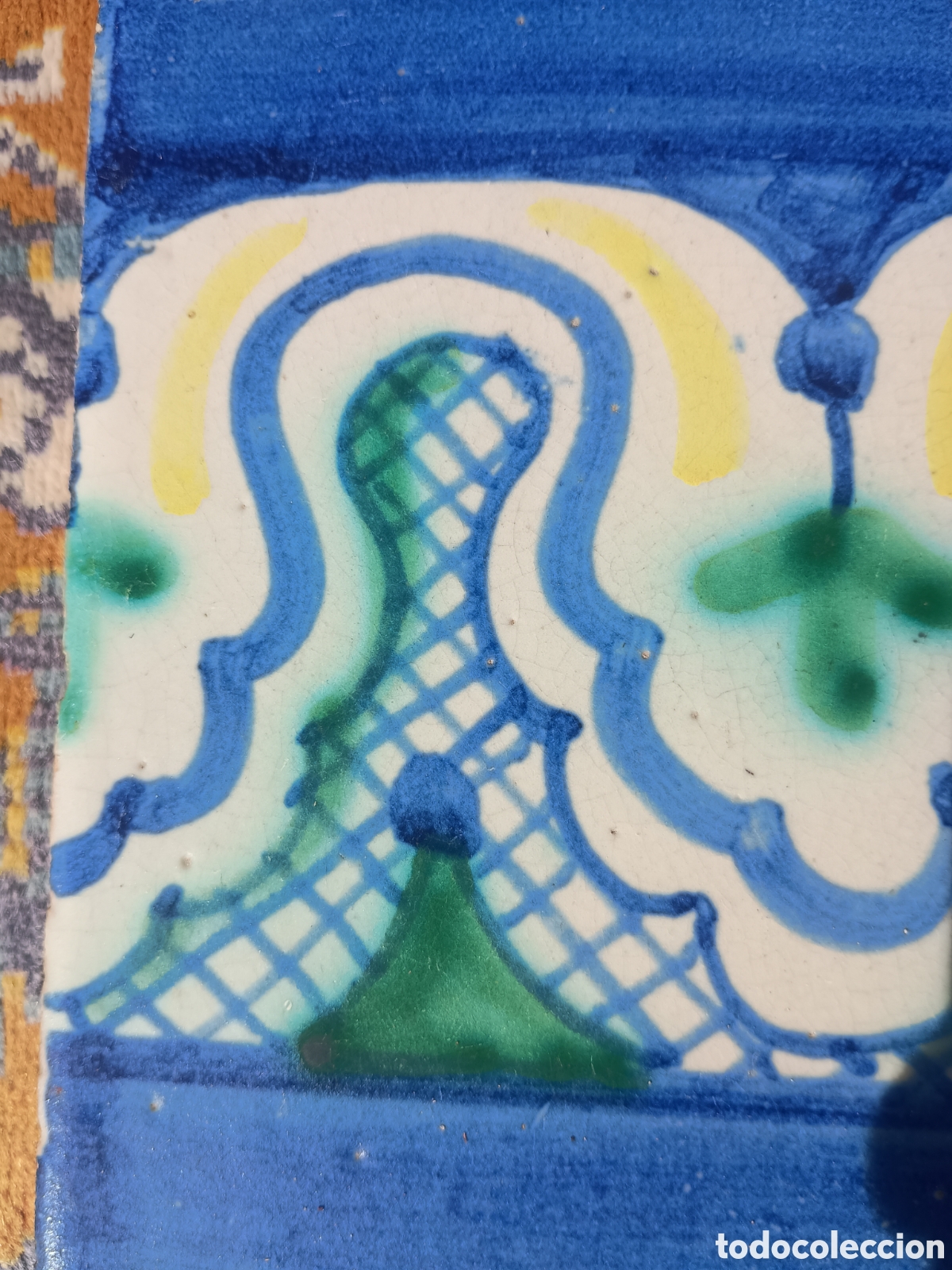 Antig&uuml;edades: Azulejo Triana sellado - Foto 2