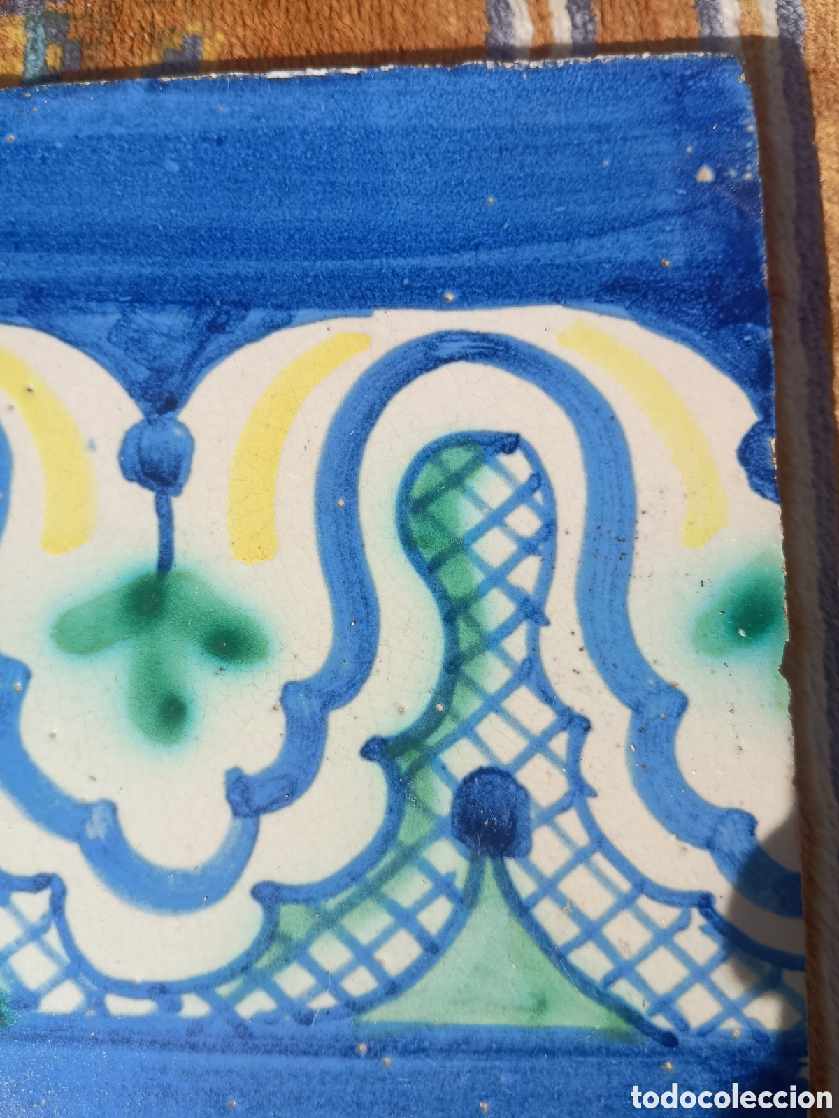 Antig&uuml;edades: Azulejo Triana sellado - Foto 3