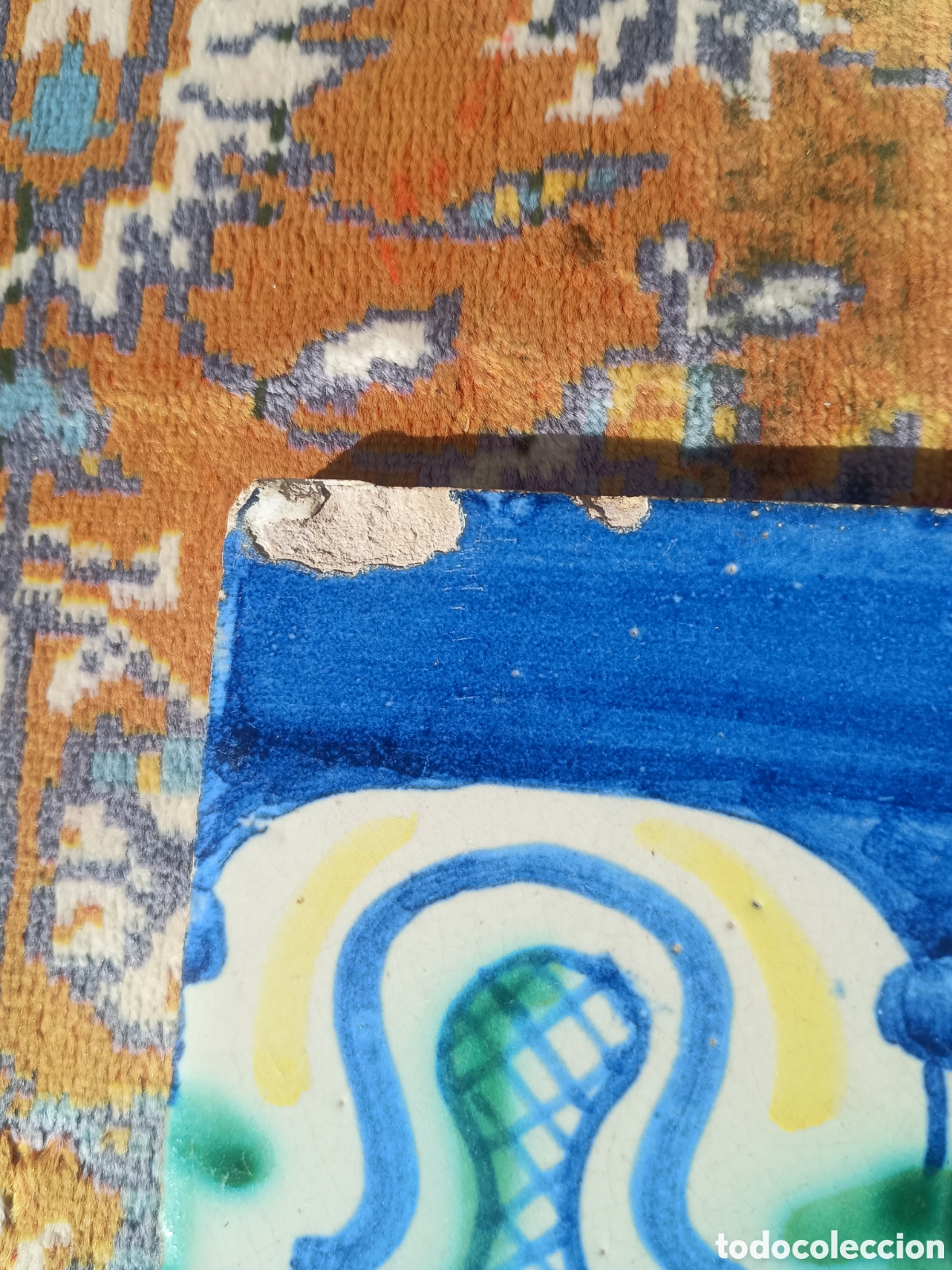 Antig&uuml;edades: Azulejo Triana sellado - Foto 4