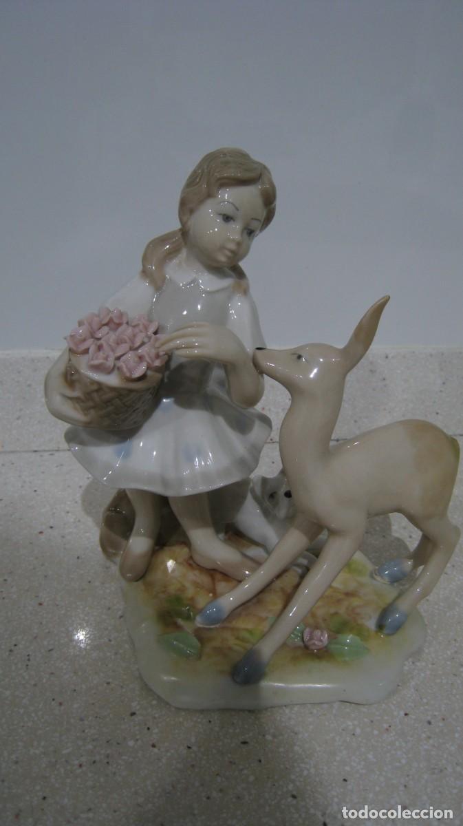 Antig&uuml;edades: BONITA Y ANTIGUA FIGURA DE PORCELANA
