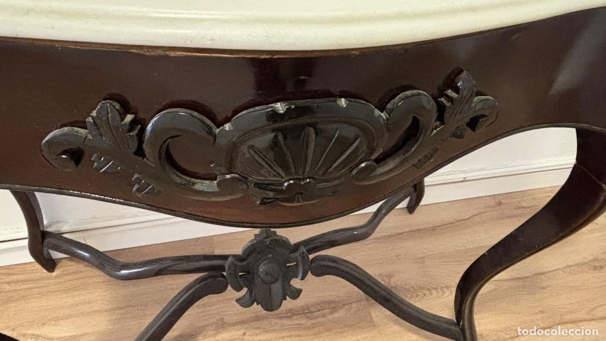Antig&uuml;edades: Mesa Consola isabelina s. XIX - Foto 4