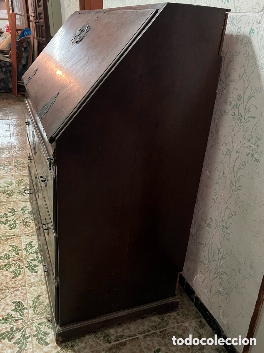 Antig&uuml;edades: ESCRITORIO MADERA MACIZA - Foto 6