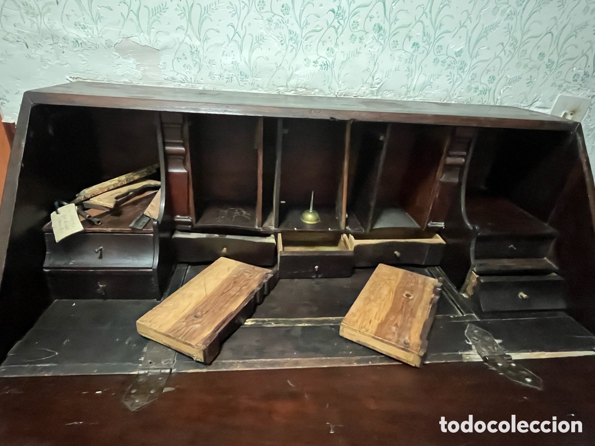 Antig&uuml;edades: ESCRITORIO MADERA MACIZA - Foto 5
