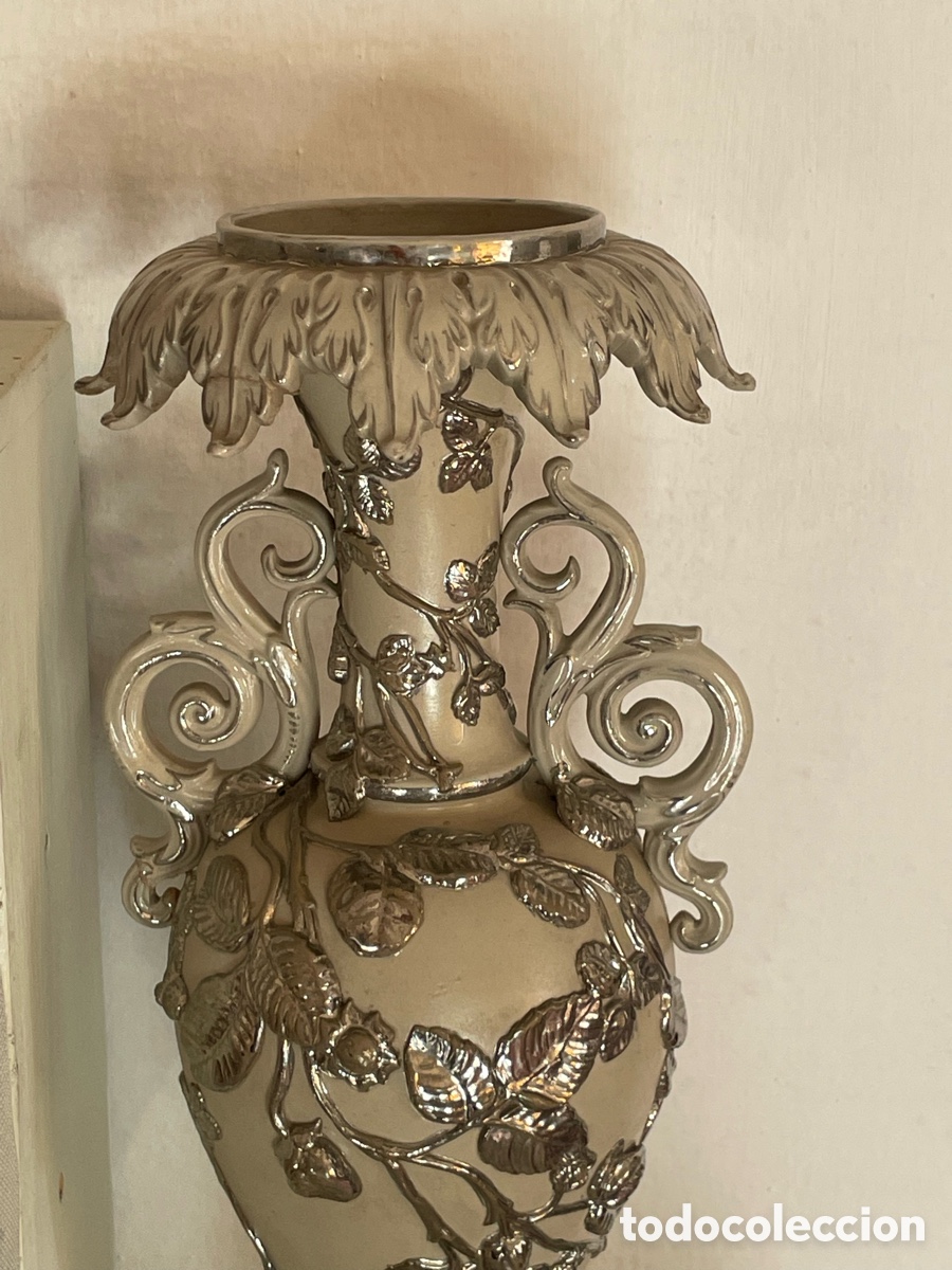Antig&uuml;edades: Decorativo Jarr&oacute;n Villeroy & Boch Mettlach