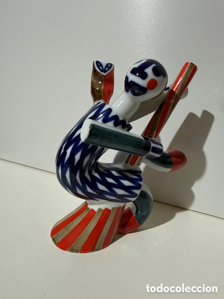 Oggetti Antichi: Figura porcelana de Sargadelos &ldquo;bruja divertida&rdquo;
