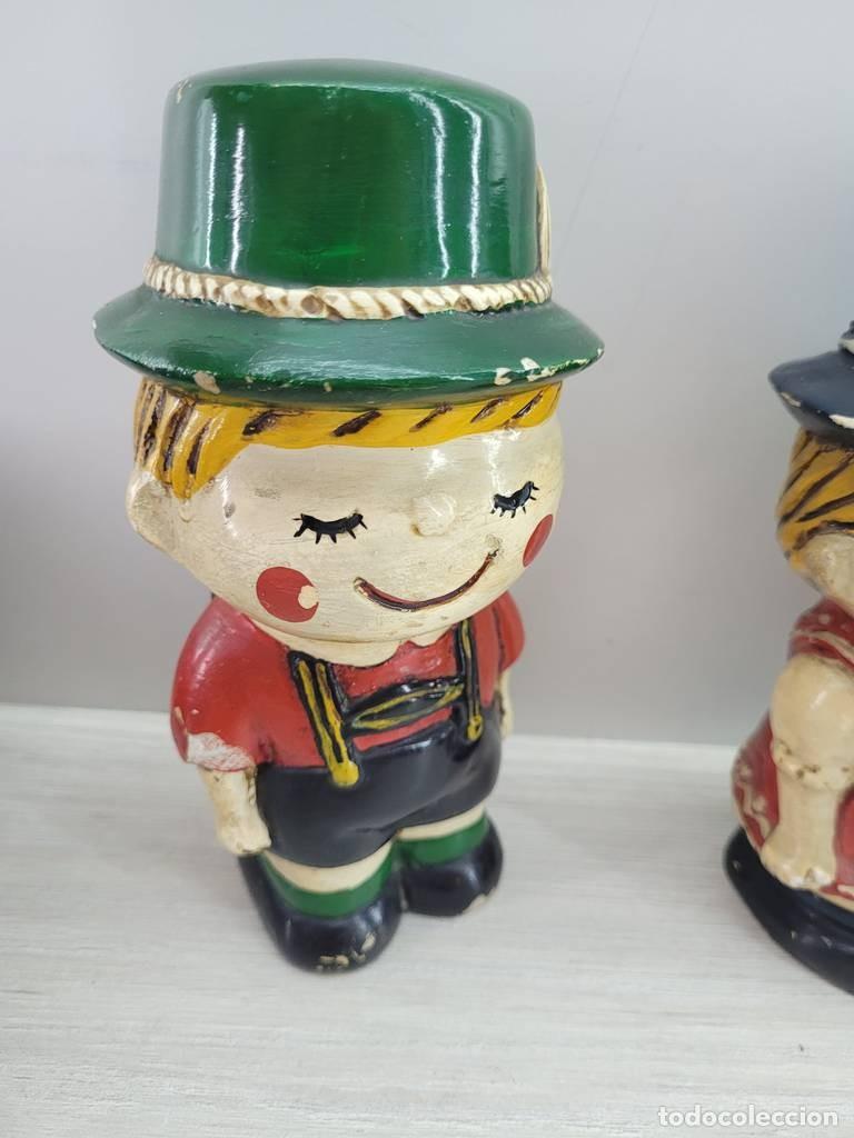 Antig&uuml;edades: PAREJA FIGURAS DECORATIVAS - Foto 5