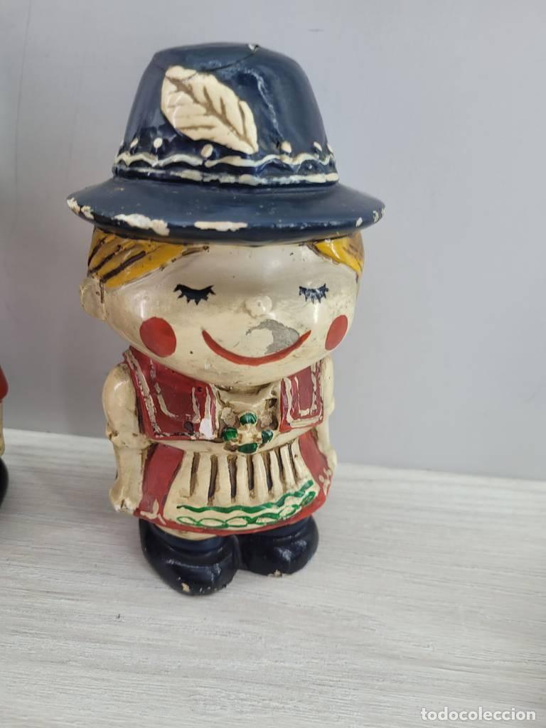 Antig&uuml;edades: PAREJA FIGURAS DECORATIVAS - Foto 12