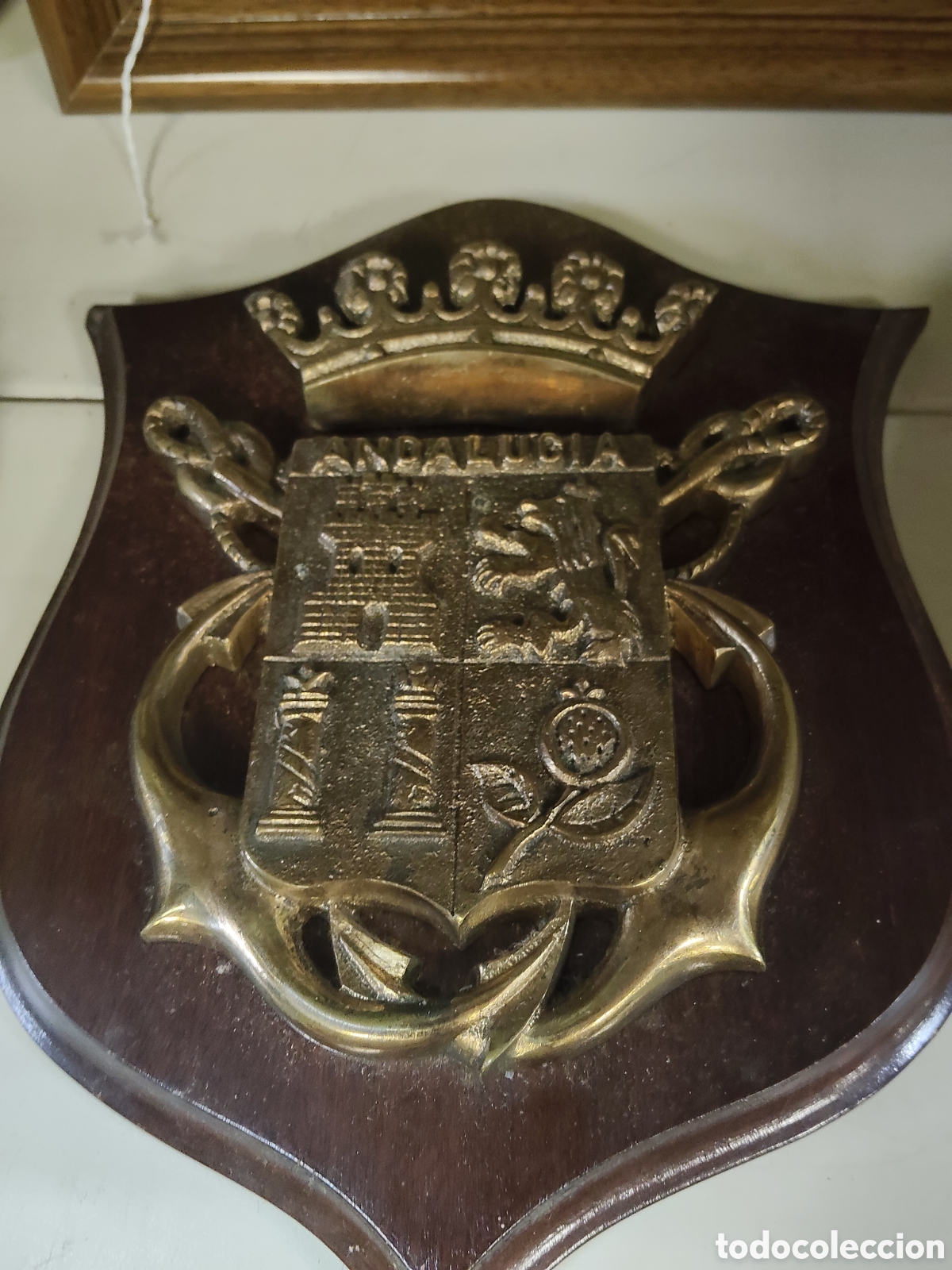 Antig&uuml;edades: Metopa de bronce ANDALUC&Iacute;A - Foto 1