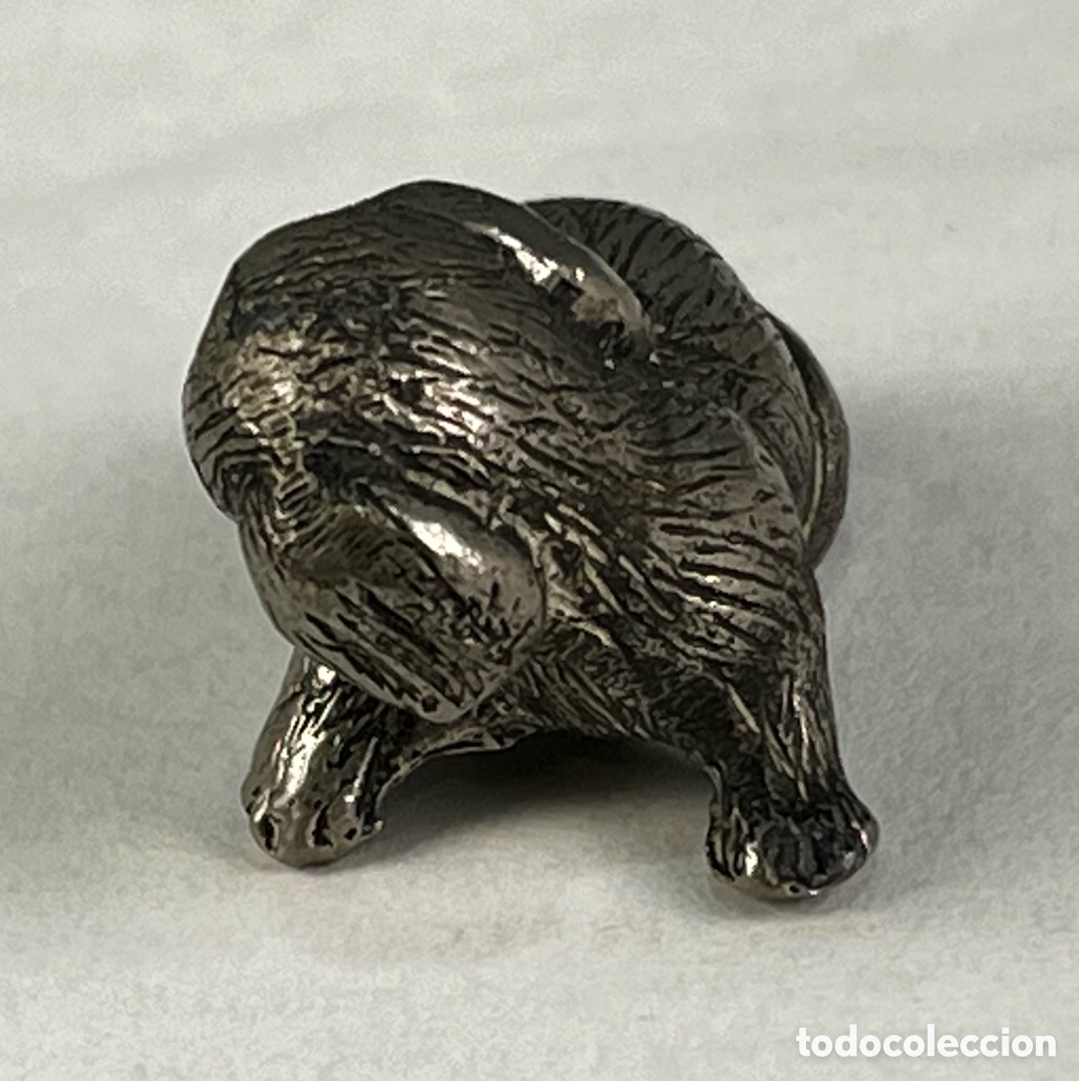 Antig&uuml;edades: PERRITO DE PLATA MACIZA - Foto 2