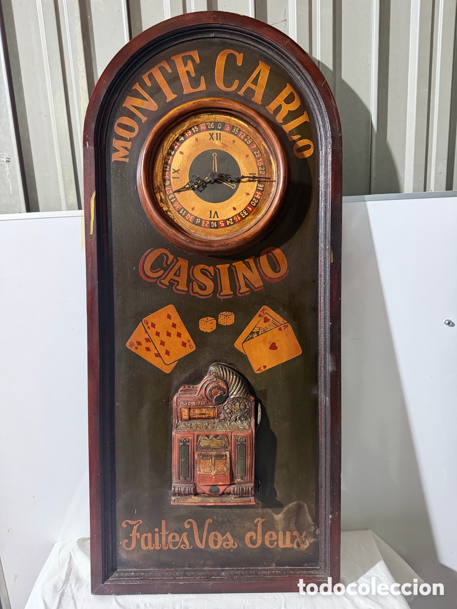 Antig&uuml;edades: Reloj Vintage Monte Carlo Casino