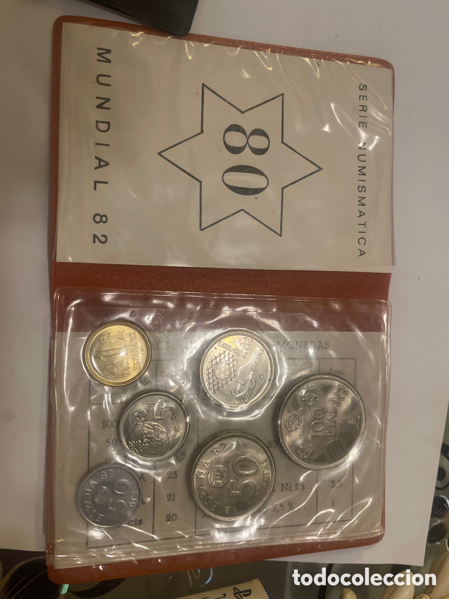 Antig&uuml;edades: Serie numismatica 80 del mundial 82