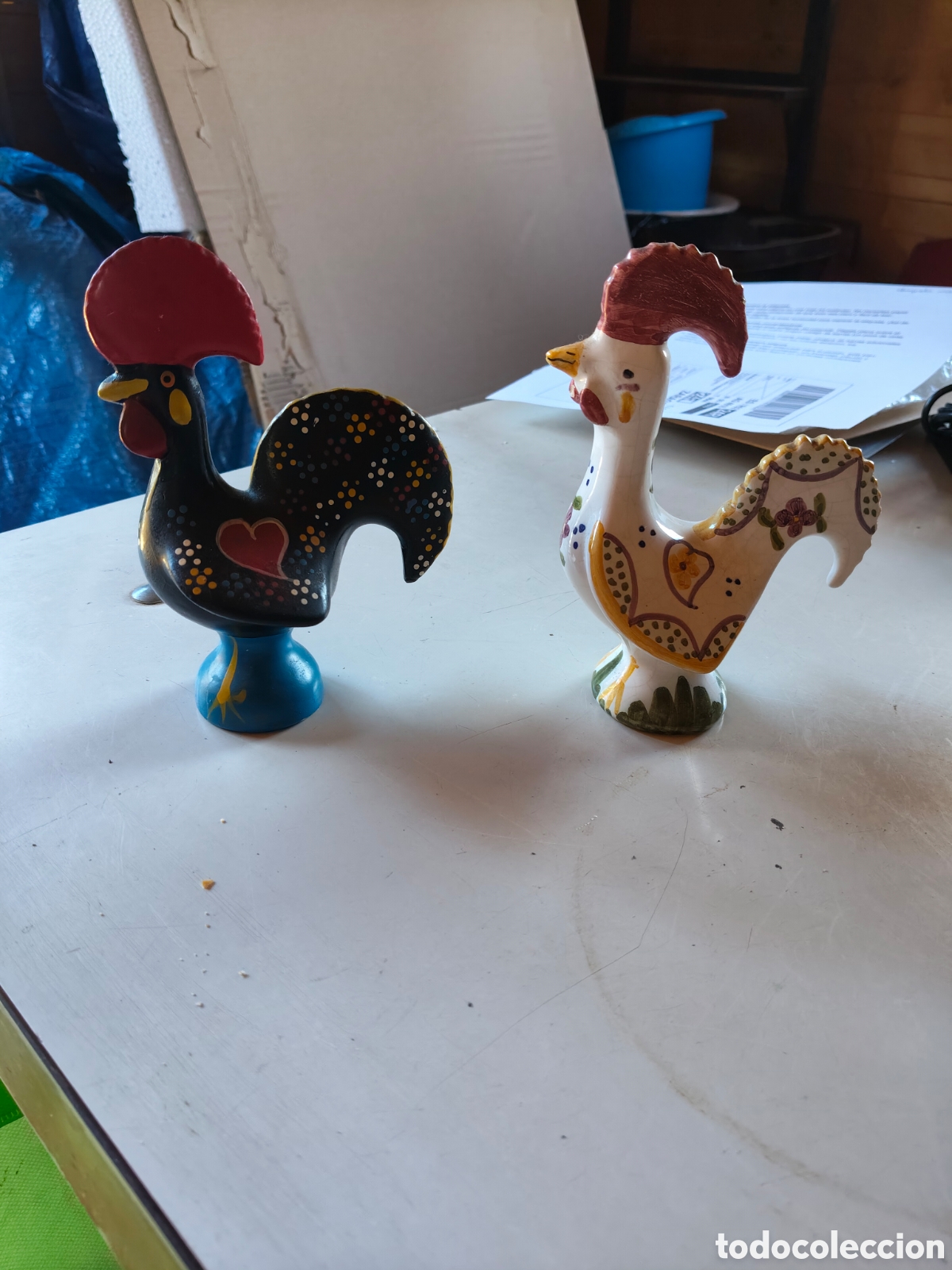 Antig&uuml;edades: Pareja gallos de Portugal