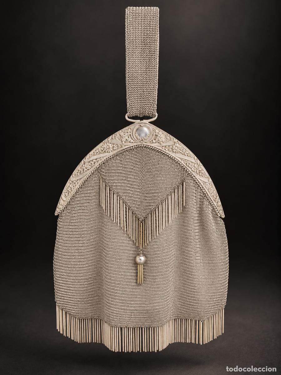 Antig&uuml;edades: Bolso de plata Art D&eacute;co - Foto 2