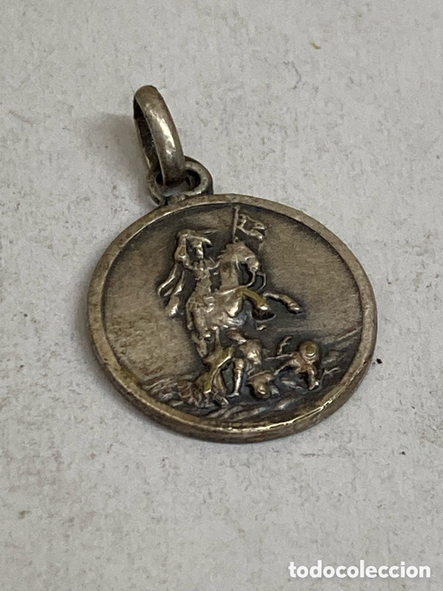 Antig&uuml;edades: Medalla de plata religiosa C675