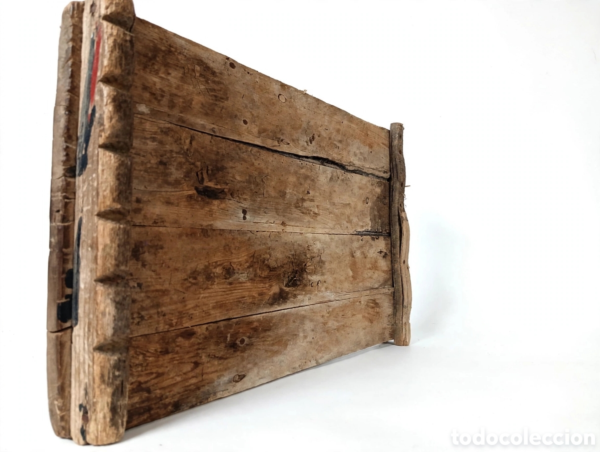 Antig&uuml;edades: Tabla de lavar antigua de madera - Foto 4