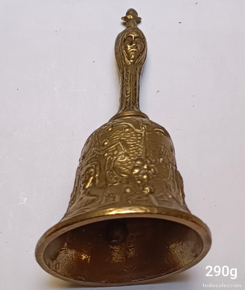 Antig&uuml;edades: CAMPANA DECORATIVA DE BRONCE - Foto 2