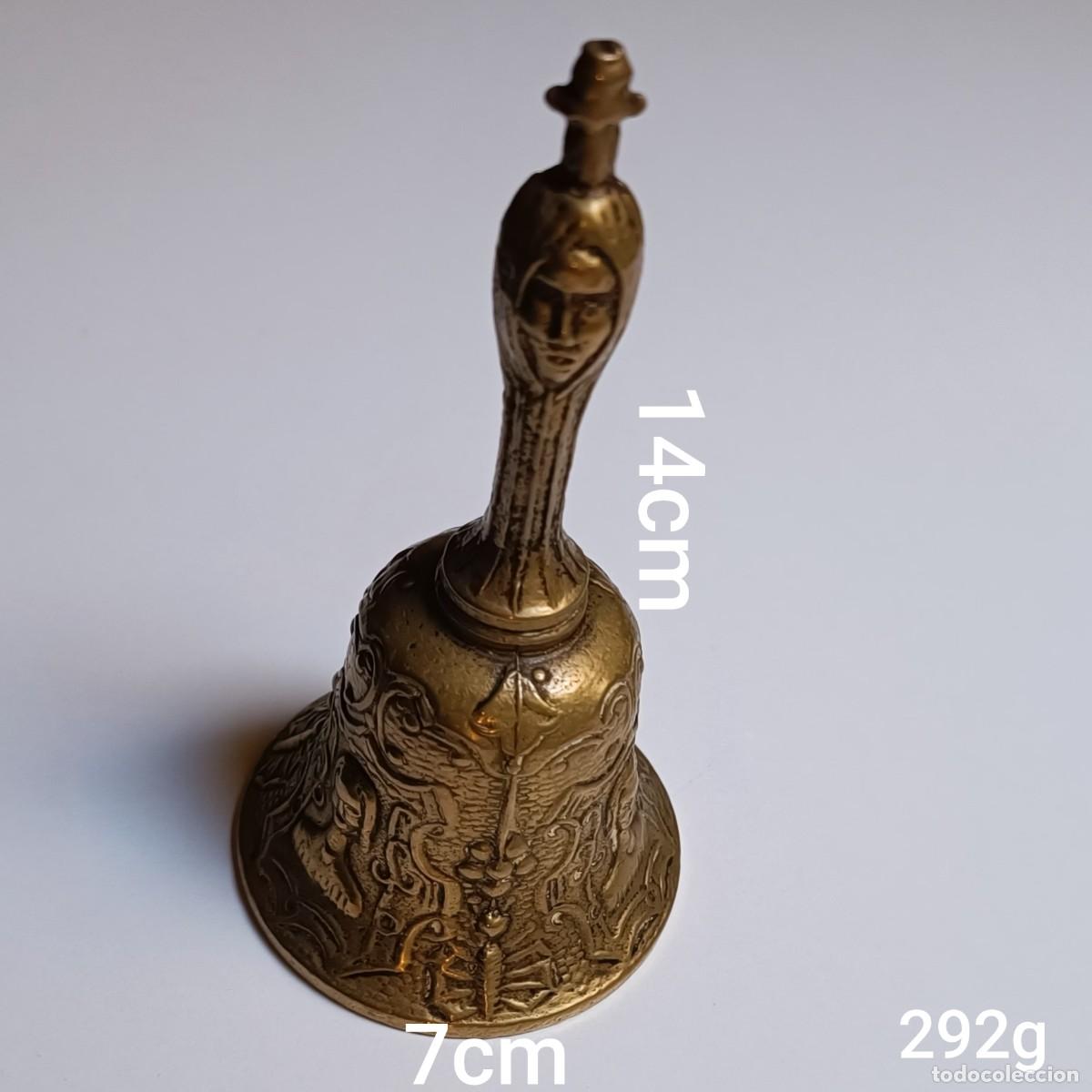 Antig&uuml;edades: CAMPANA DECORATIVA DE BRONCE - Foto 3