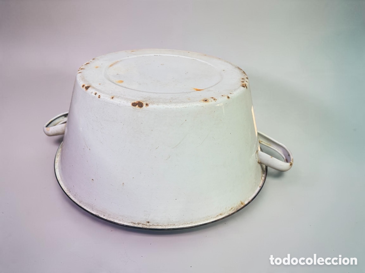 Antig&uuml;edades: Antiguo barre&ntilde;o esmaltado - Foto 4