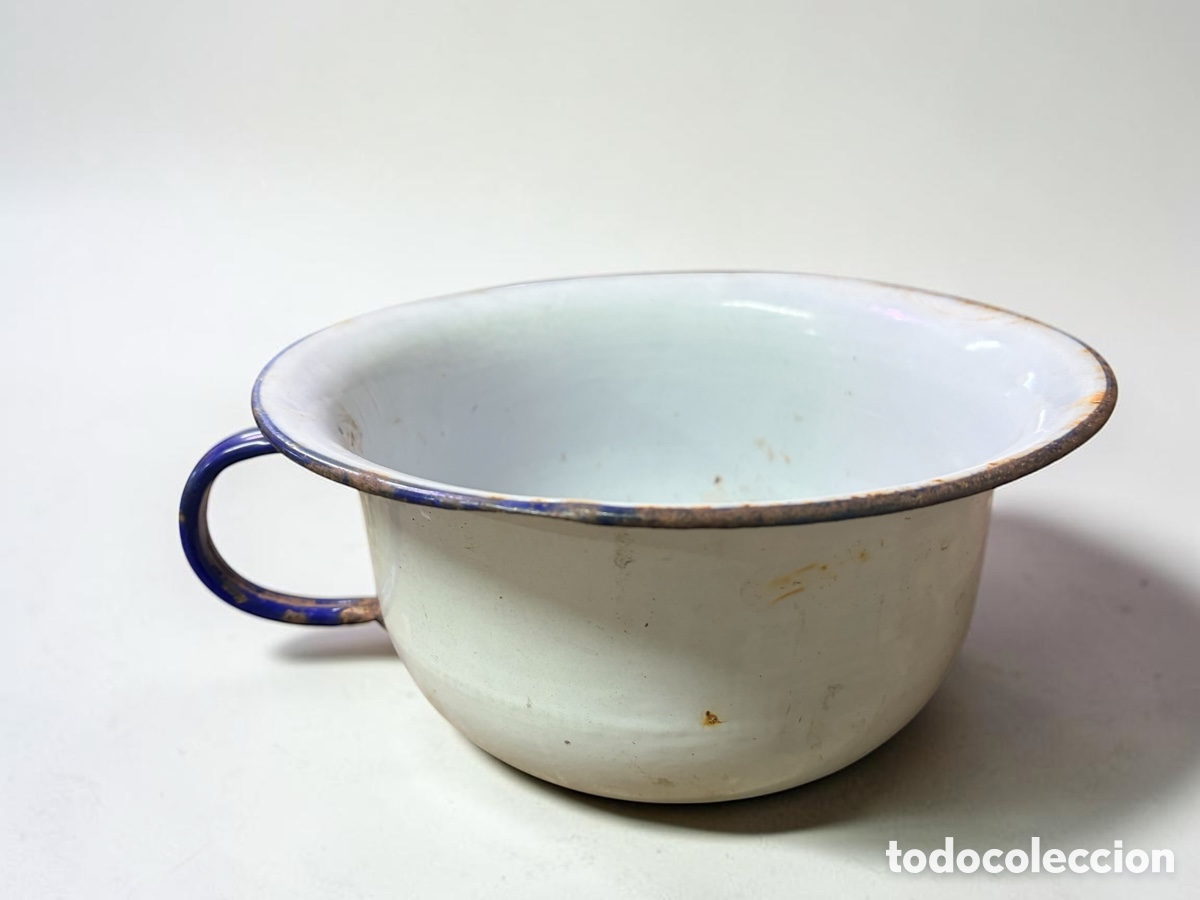 Antig&uuml;edades: Antiguo orinal esmaltado - Foto 3