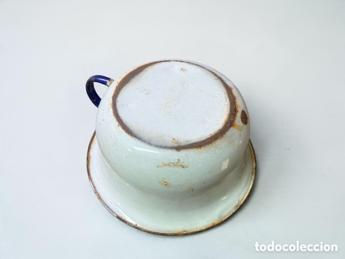 Antig&uuml;edades: Antiguo orinal esmaltado - Foto 4