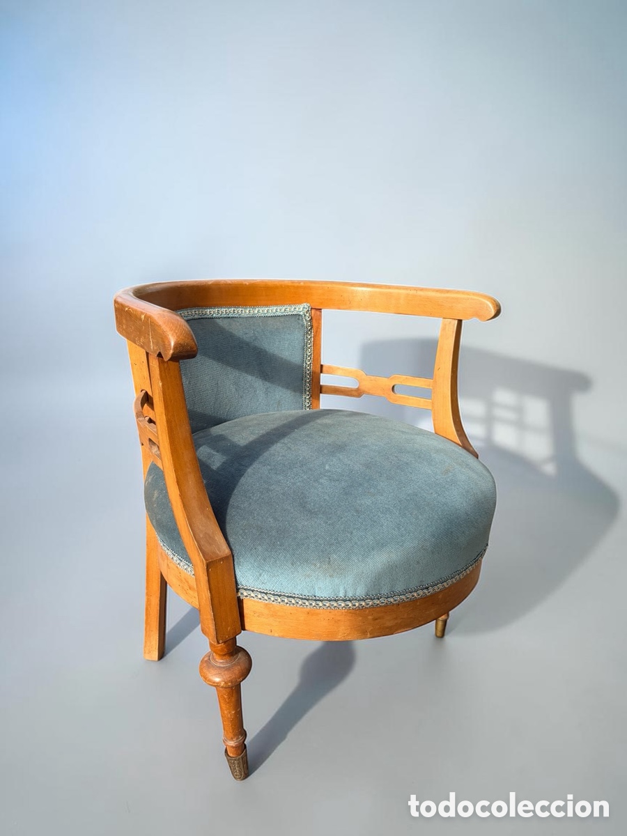 Antig&uuml;edades: Antigua butaca estilo Biedermeier - Foto 4