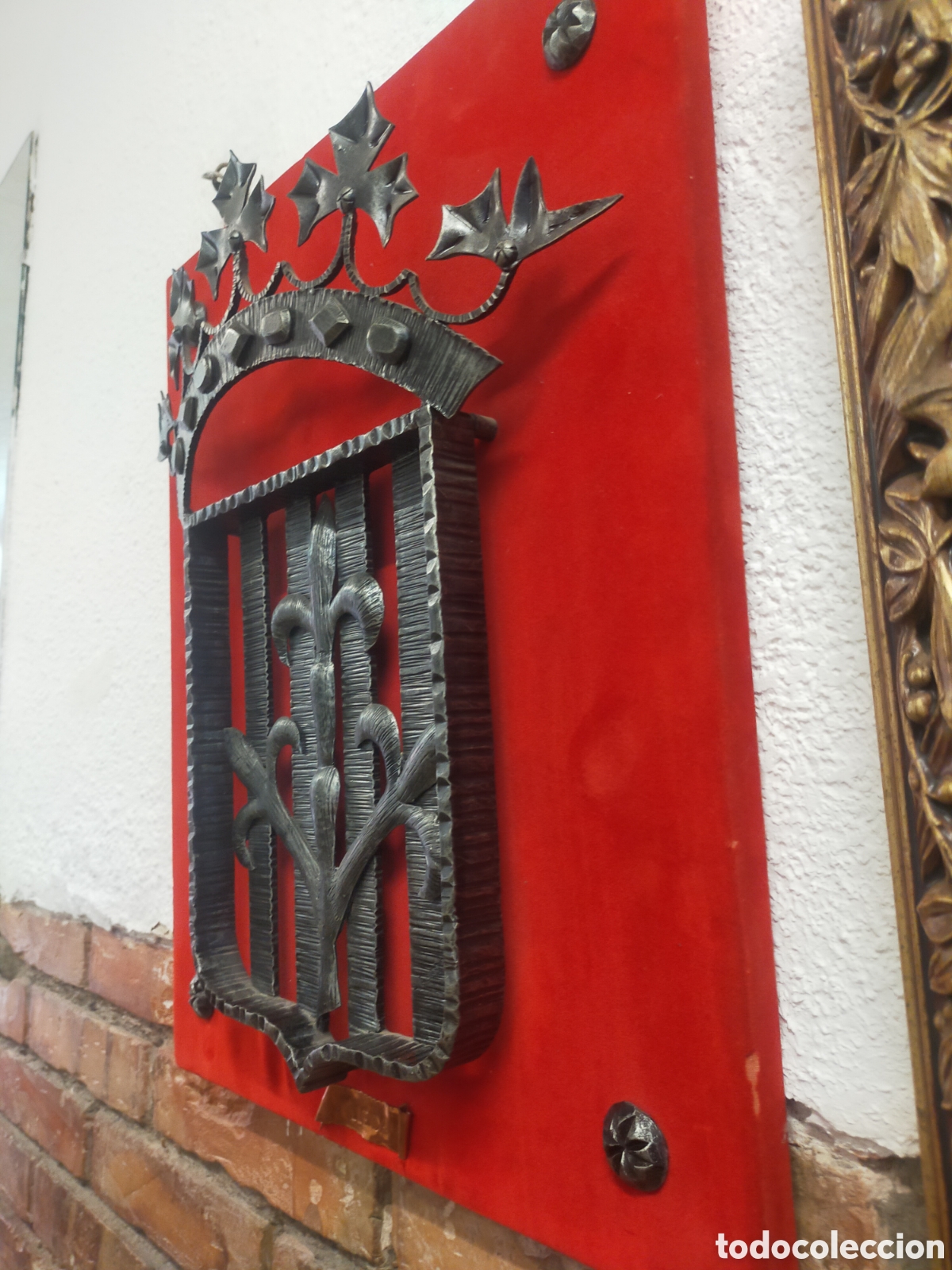 Antig&uuml;edades: Escudo Lleida , plca decorativa - Foto 3