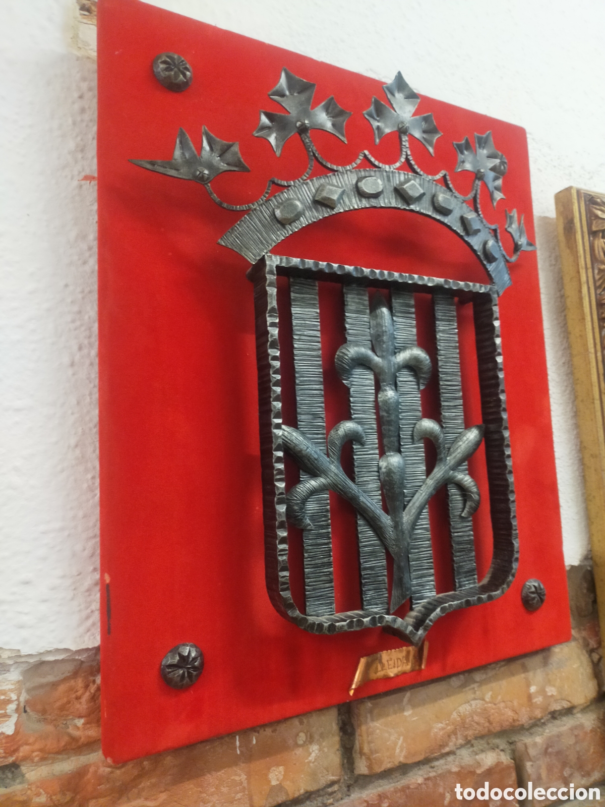 Antig&uuml;edades: Escudo Lleida , plca decorativa - Foto 6