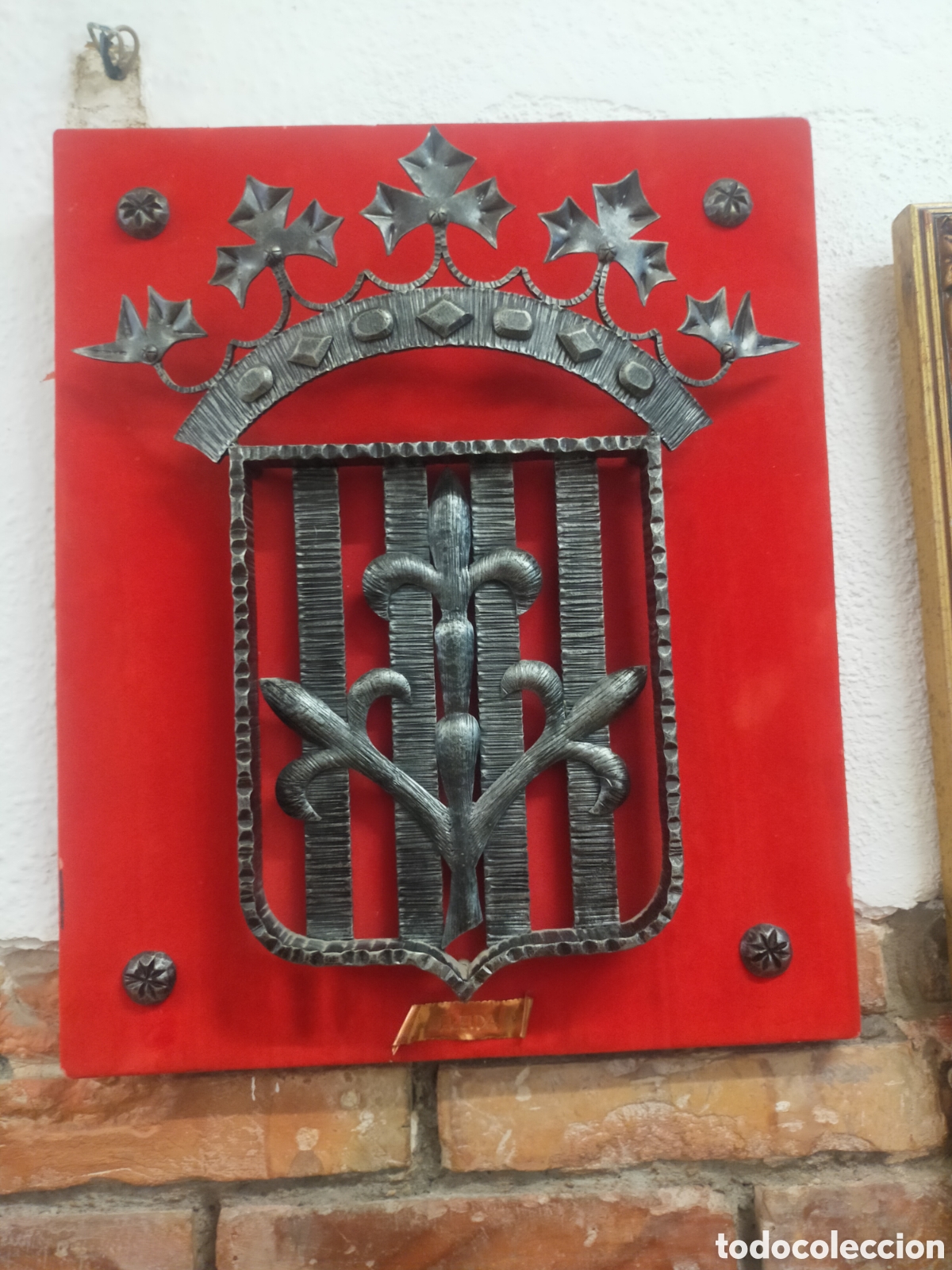 Antig&uuml;edades: Placa decorativa escudo decorativo ciudad Lleida