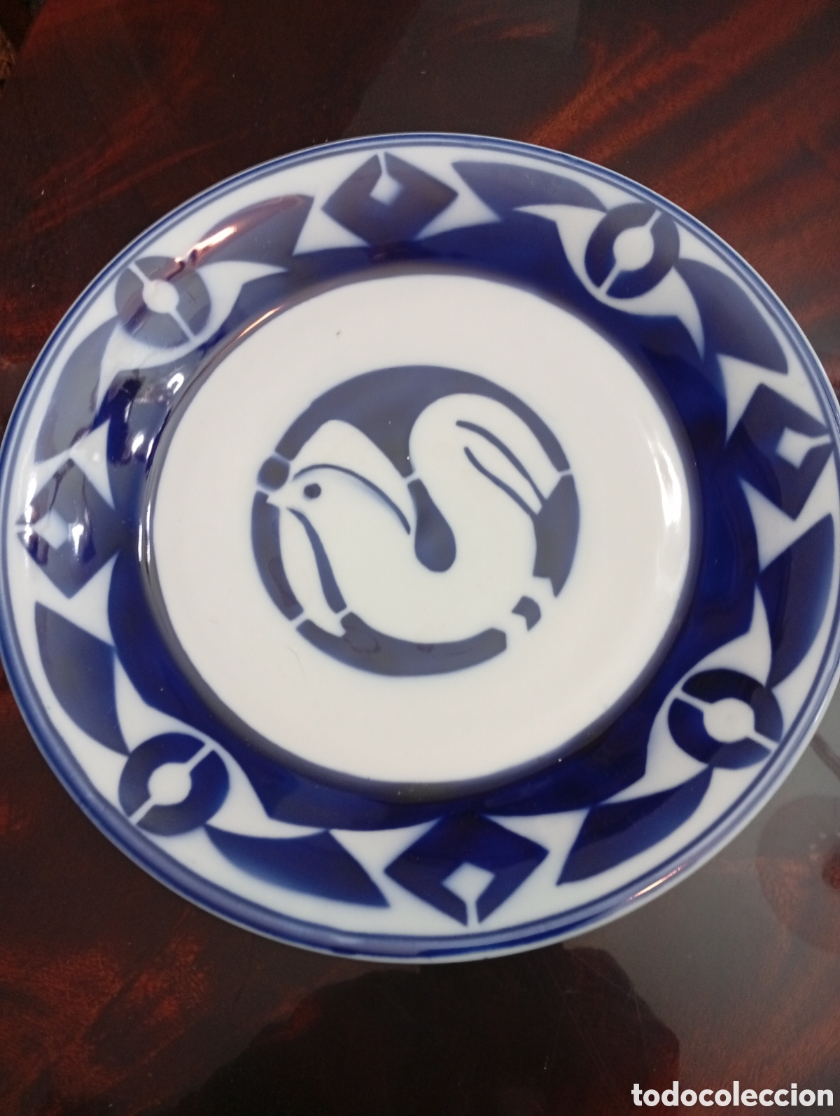 Antig&uuml;edades: Plato de porcelana sargadelos