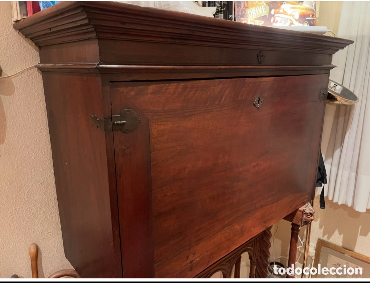 Antig&uuml;edades: escritorio-bargue&ntilde;o espa&ntilde;ol - Foto 4