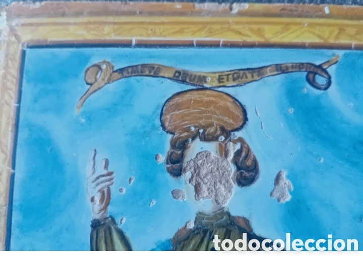 Antig&uuml;edades: Ladrillo macizo &rdquo;San Vicente ni&ntilde;o&rdquo;