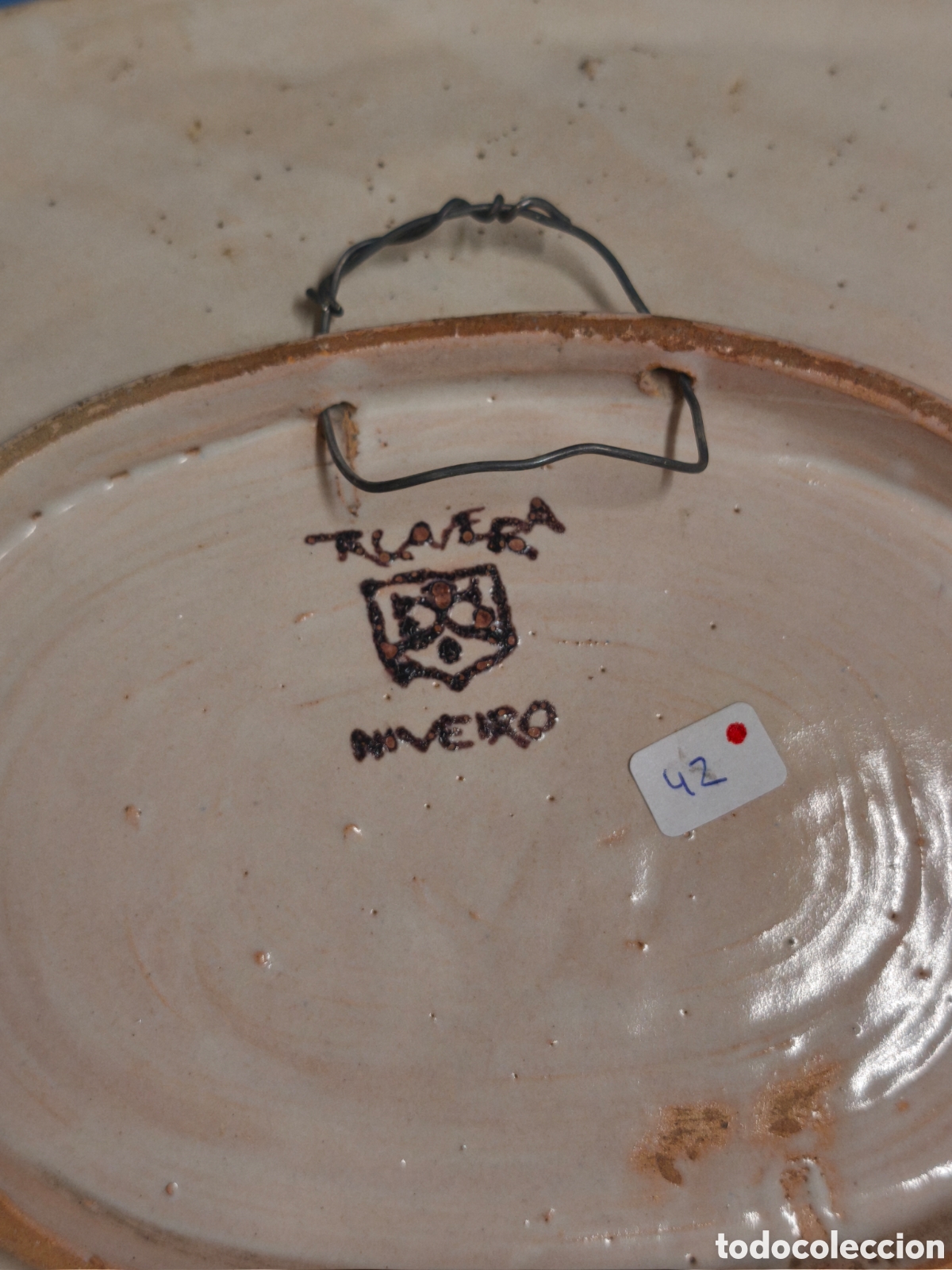 Antig&uuml;edades: Bandeja Talavera Niveiro - Foto 6