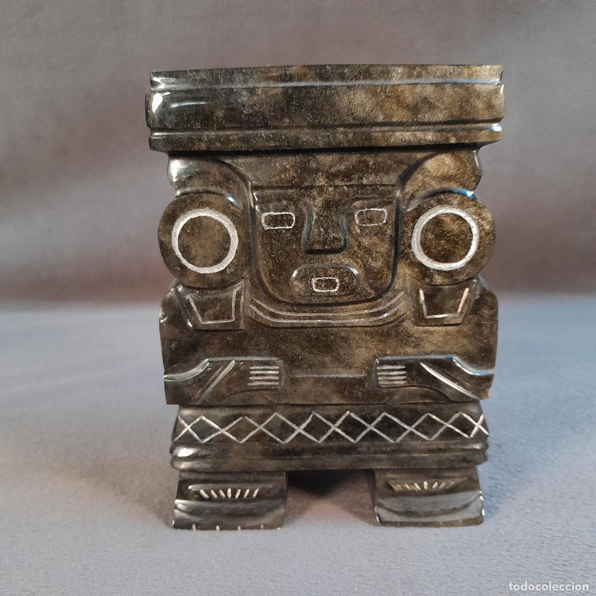 Antig&uuml;edades: ESCULTURA IDOLO PRECOLOMBINO DIOS TL&Aacute;LOC. A&Ntilde;OS 70